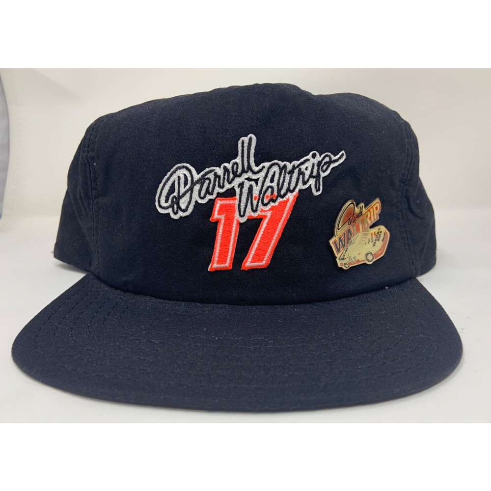 Vintage Darrell Waltrip #17 Western Auto NASCAR Race Hat Cap with Pin Snapback